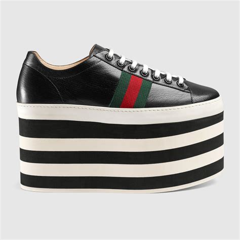 scarpe gucci sneakers basket|gucci platform sneakers sale.